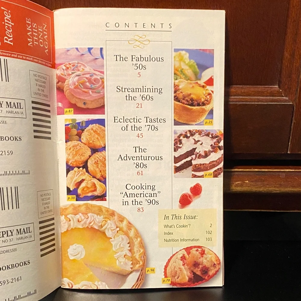 Pillsbury vintage cookbook magazines
